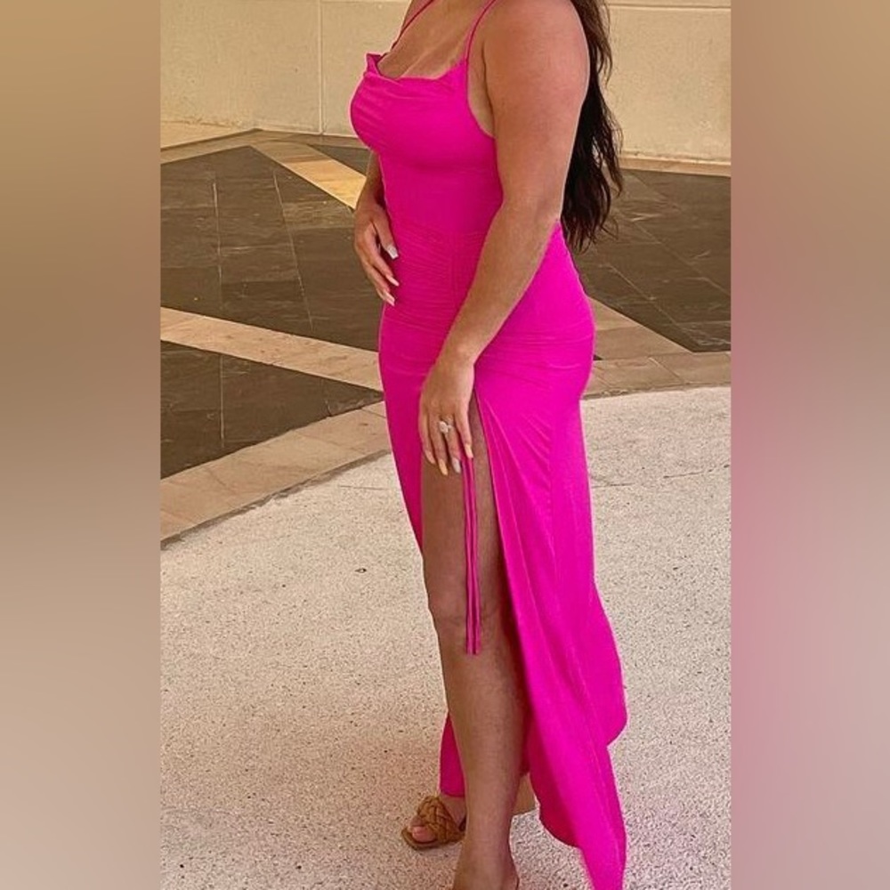 Hot Pink Maxi Dress